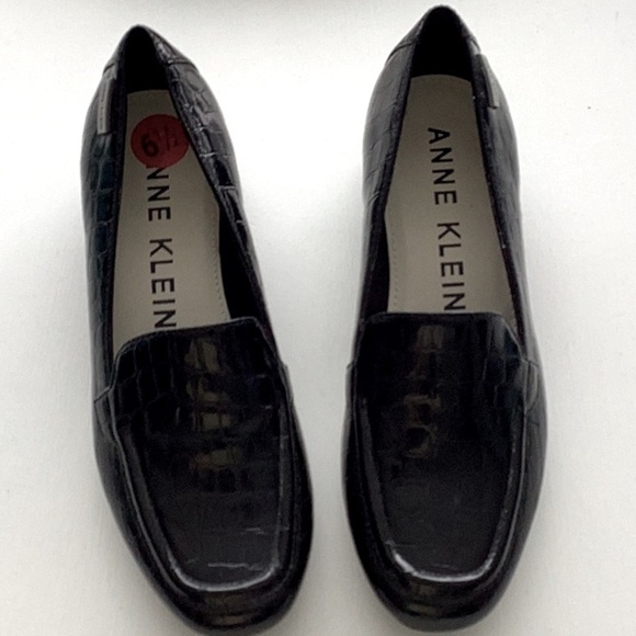 NWT Anne Klein iflex Patent Leather Croc Loafers in Size 6.5 - Picture 2 of 5